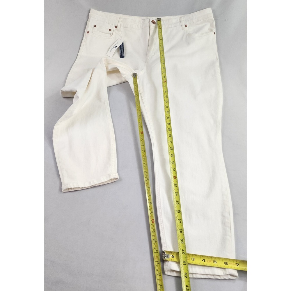 Vineyard Vines Womens Jamie High Rise Skinny Ankle Jeans White 37 2P001113-5579 - Picture 8 of 16